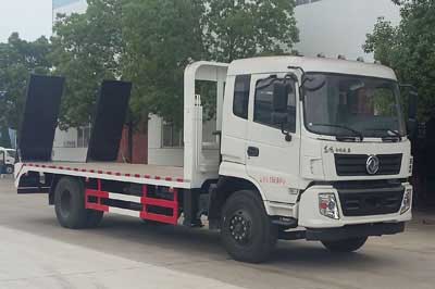 東風(fēng)專底國五單橋平板運輸車CLW5160TPBD5挖掘機(jī)運輸車